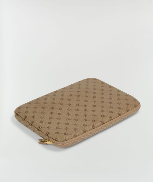 FELICIA laptop sleeve with logo print