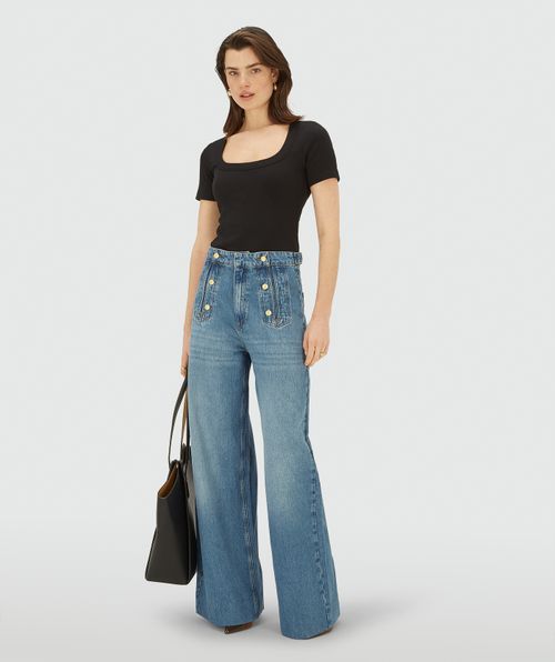 FLORELLE slim fit T-shirt