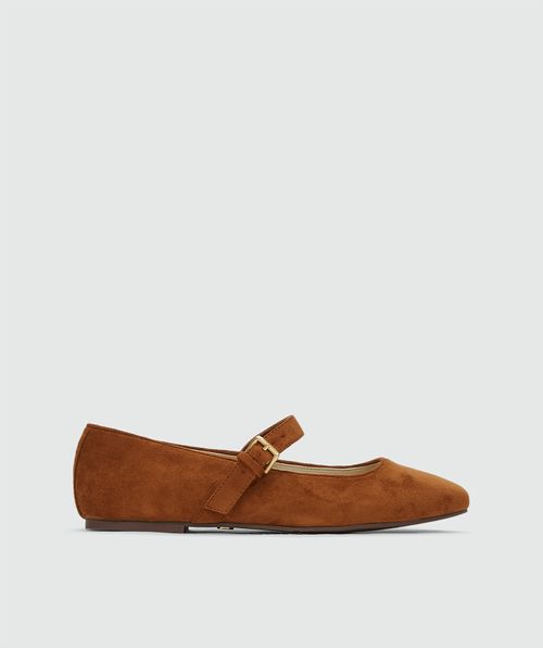 JV-FRANCESCA faux suede ballerinas