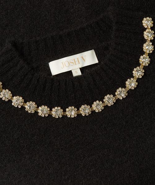 FRANKA slim fit top met merinowol 