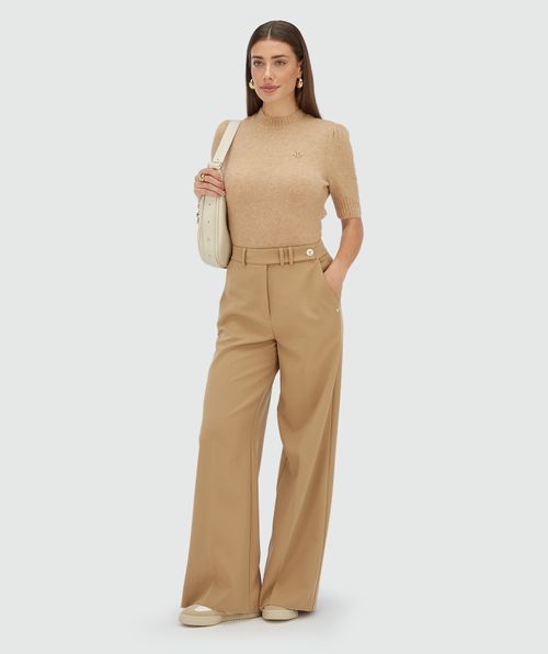 FRANKA fitted merino wool top