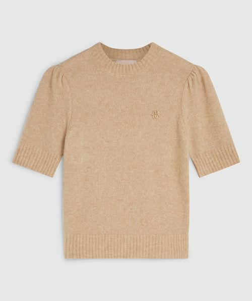 FRANKA fitted merino wool top