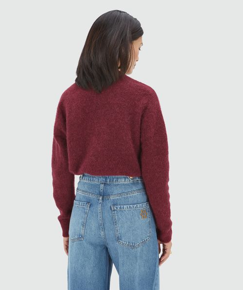 FRESIA oversized trui met merinowol
