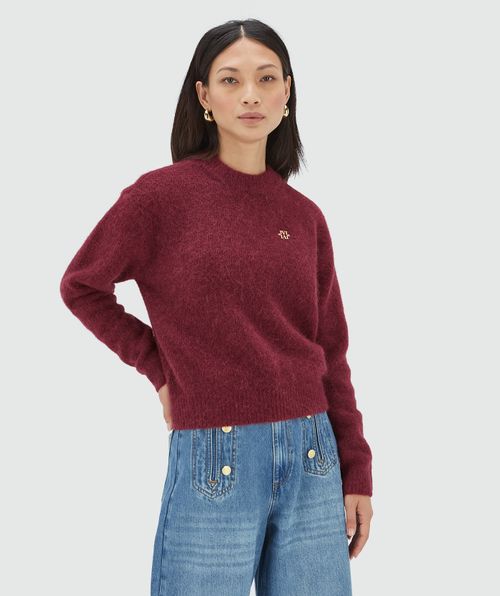 FRESIA oversized trui met merinowol