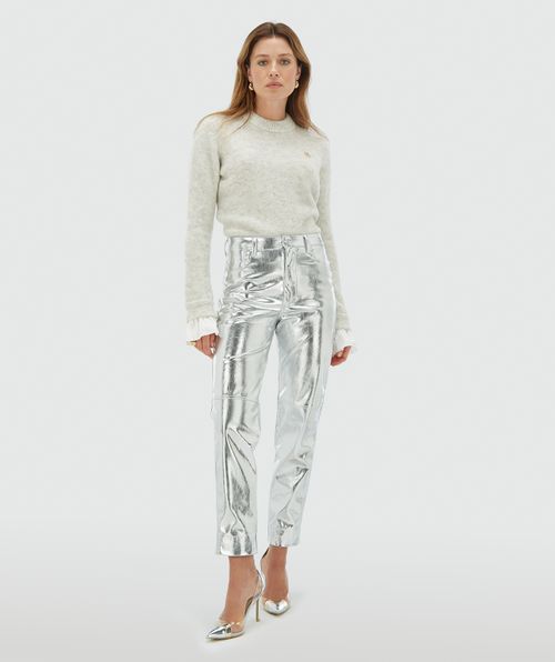HALIAH high-waisted slim fit trousers