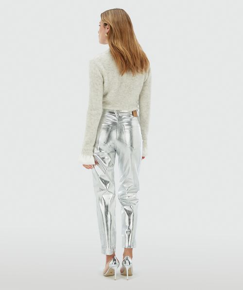 HALIAH high-waisted slim fit trousers