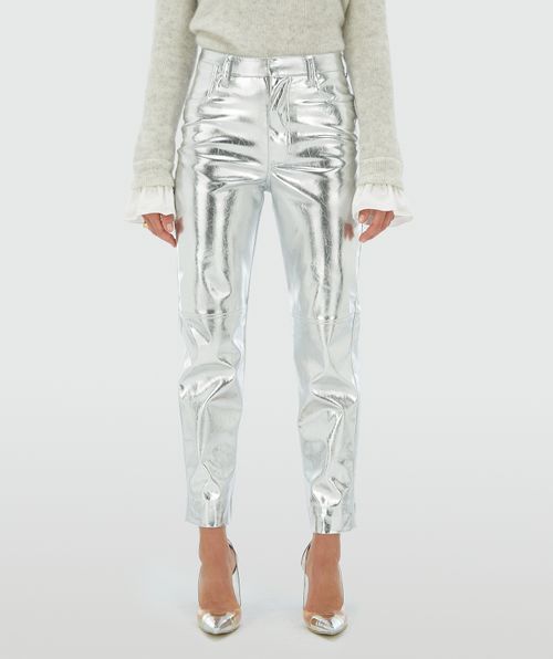 HALIAH high-waisted slim fit trousers