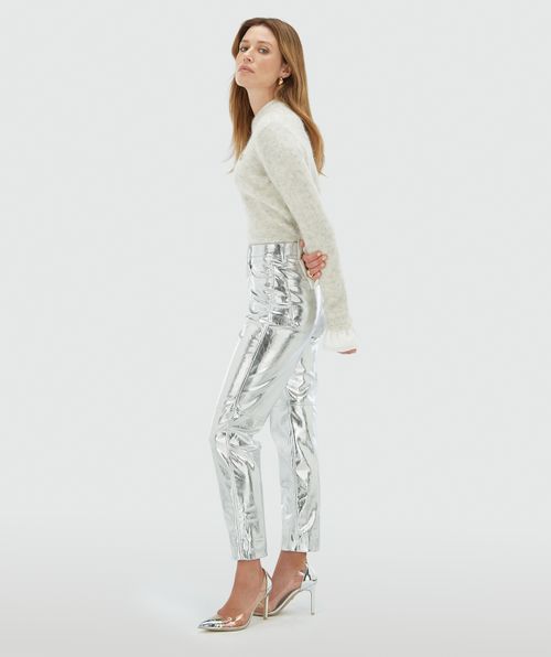 HALIAH high-waisted slim fit trousers