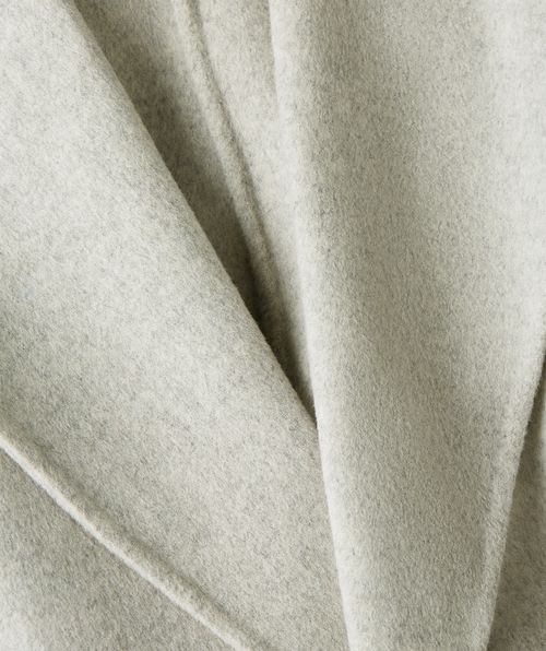 HARPER straight fit coat with cashmere