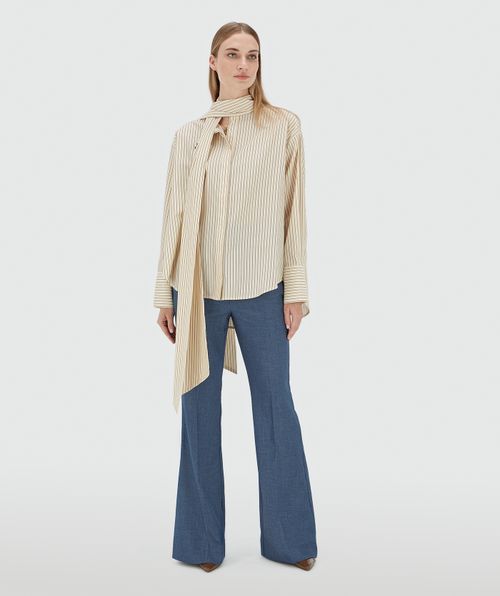 HEDY oversized blouse met strik