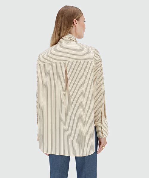 HEDY oversized blouse met strik