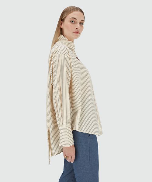 HEDY oversized blouse met strik