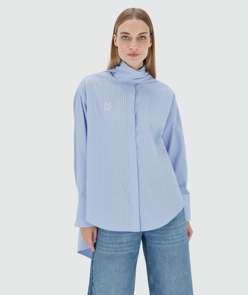HEDY oversized blouse met strik