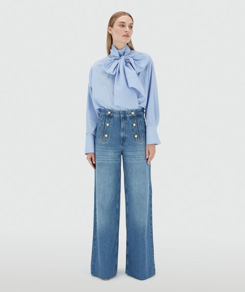 HEDY oversized blouse met strik