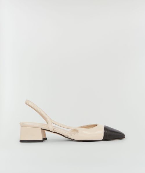 HELLIE Slingbacks mit kontrastierendem Zehenbereich