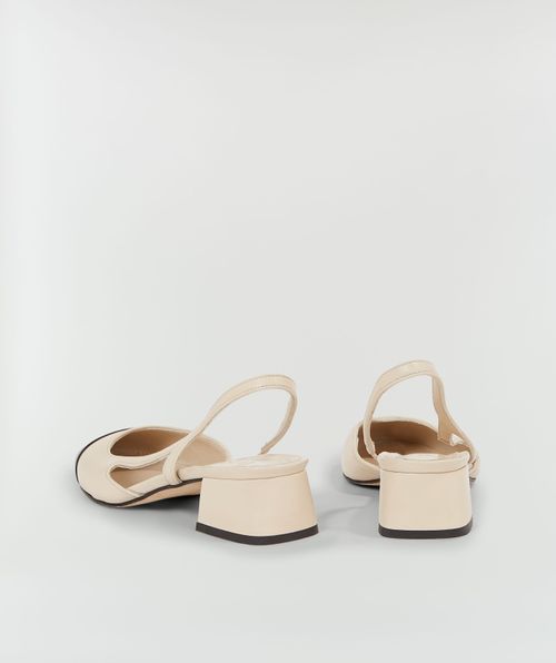 HELLIE Slingbacks mit kontrastierendem Zehenbereich