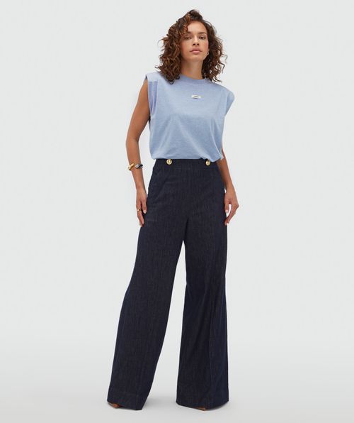 JV-INDRA high waisted wide leg pantalon