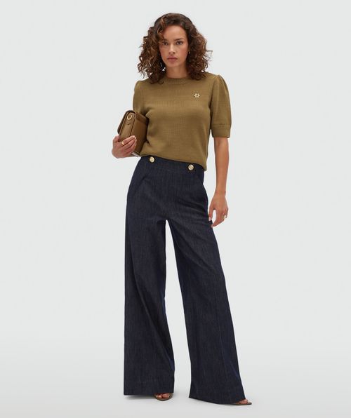 JV-INDRA high waisted wide leg pantalon