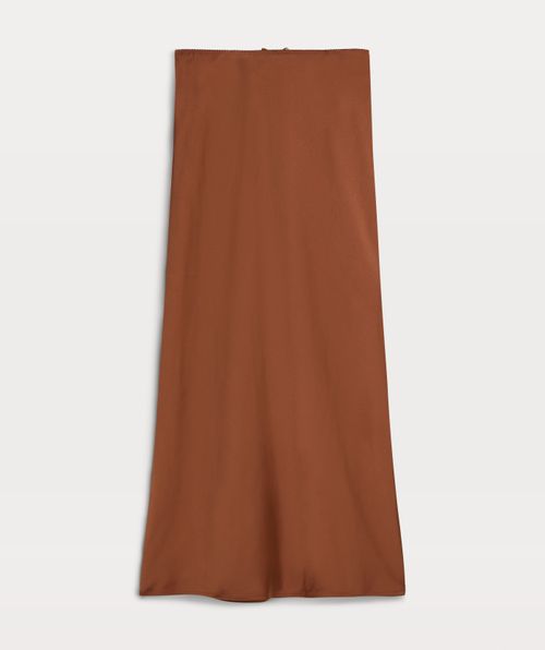 IRENNE high rise fitted midi skirt