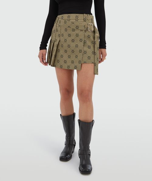 ISADEE mid rise skort met logo