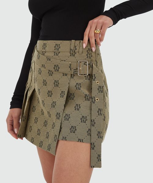 ISADEE mid rise skort met logo