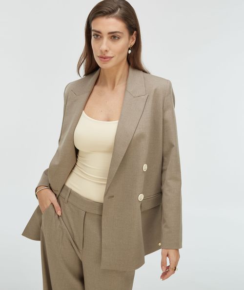 ISE Straight Fit Blazer mit Riemen