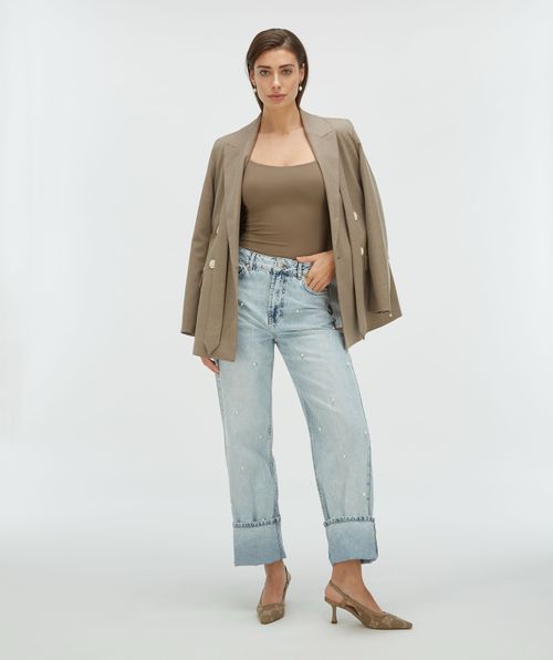 ISE Straight Fit Blazer mit Riemen