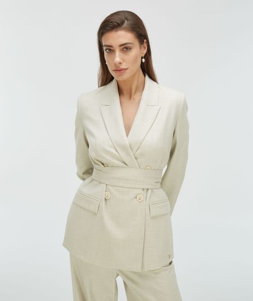 ISE Straight Fit Blazer mit Riemen
