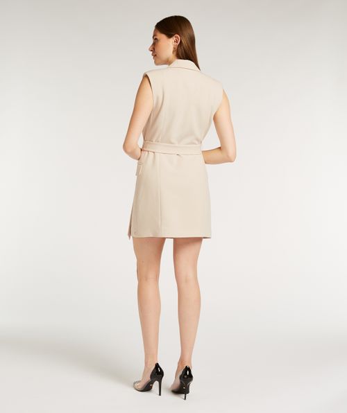 IZABEL straight fit gilet dress