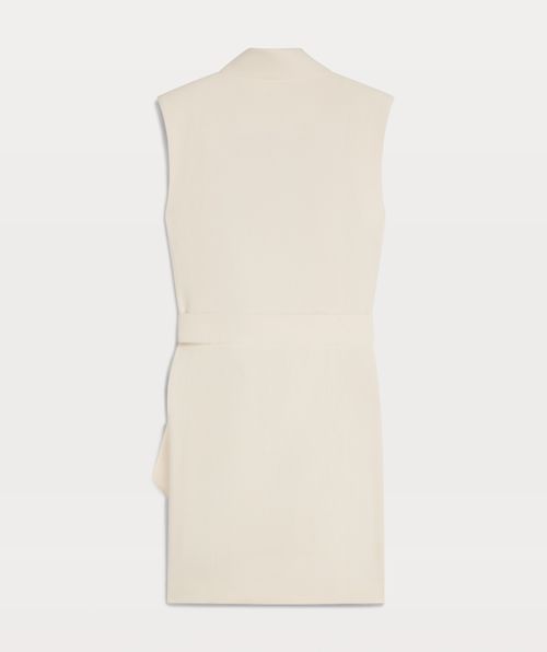 IZABEL straight fit gilet dress