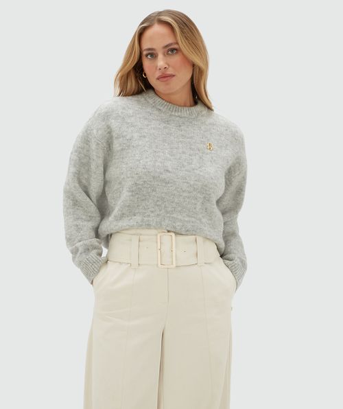 JV-IZE Oversized-Sweater mit Logo
