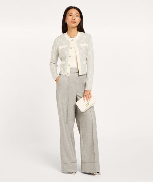 JAGGER weite Hose mit Lurex