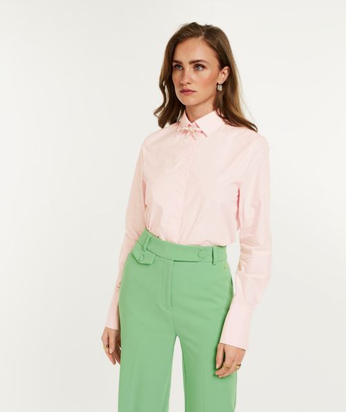 JENNIE regular fit blouse with pin