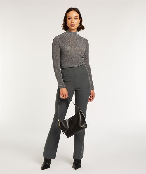 JIP slim fit top met glitter