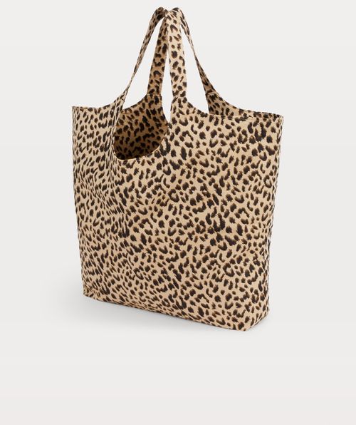 JOES shopping bag with leopard dessin
