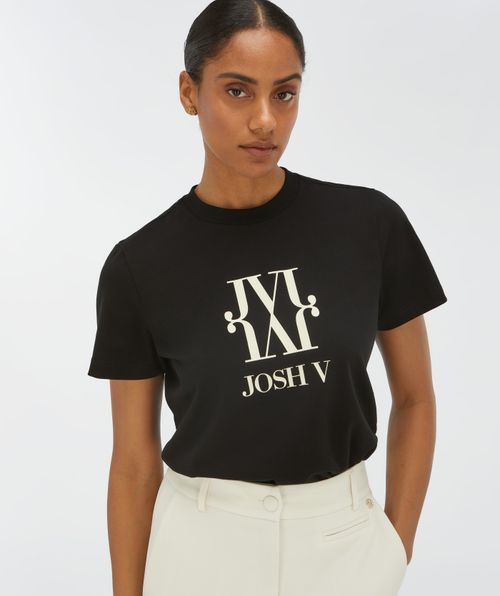 JV DORIE MONOGRAM slim fit T-shirt