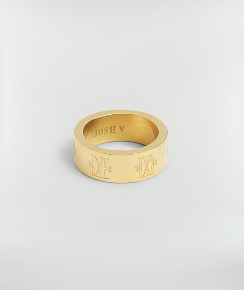 JV HARVEY ring met logo