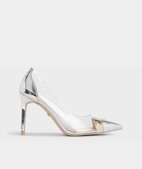 JV MICHOU Pumps in metallic