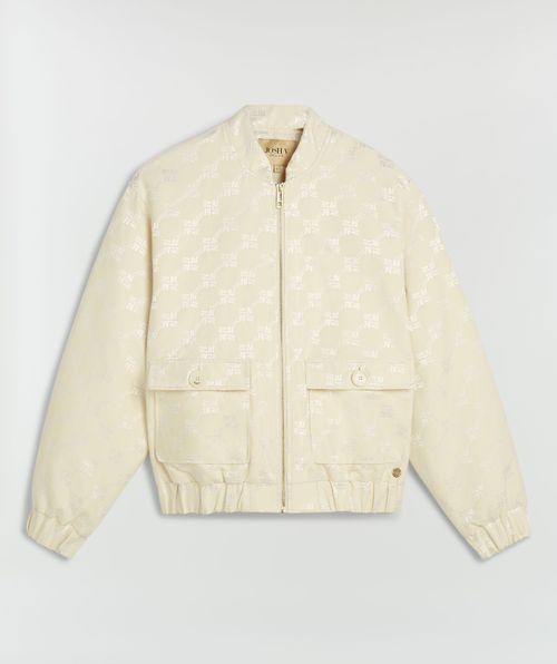 KELSEY oversized Bomberjacke mit Logoprint