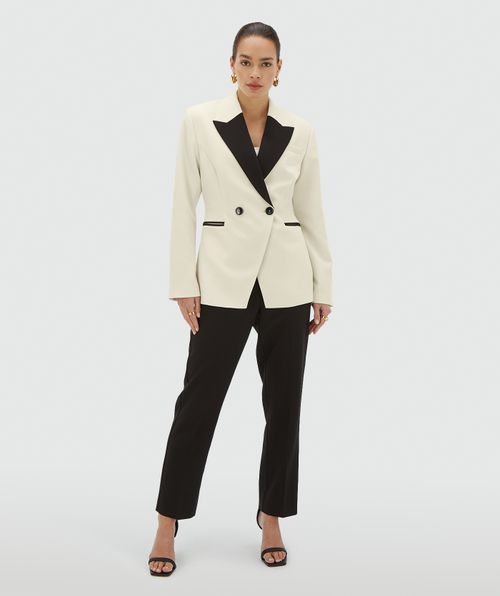 KENNY figurbetonter Blazer mit Kontrasteffekt