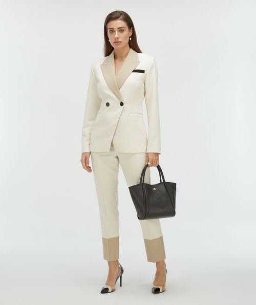 KENNY taillierter Blazer mit Kontrasteffekt