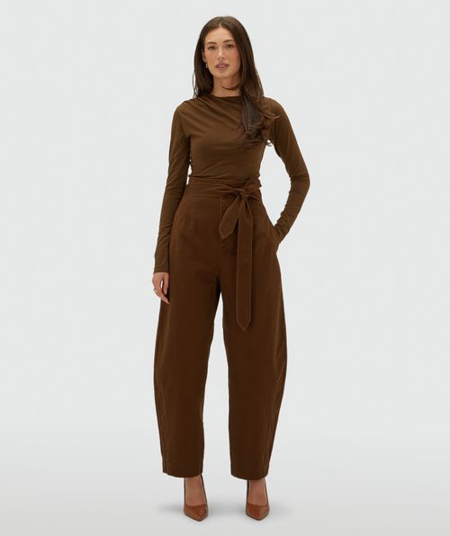 JV-KIAN high-rise balloon-fit trousers