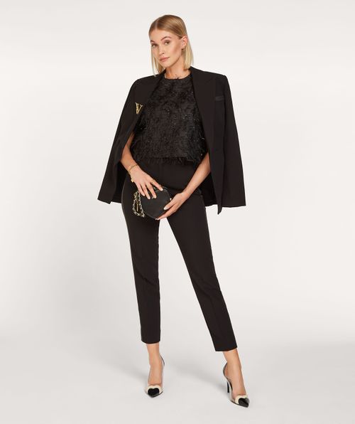 KILIANA Gekürztes Top mit Lurex