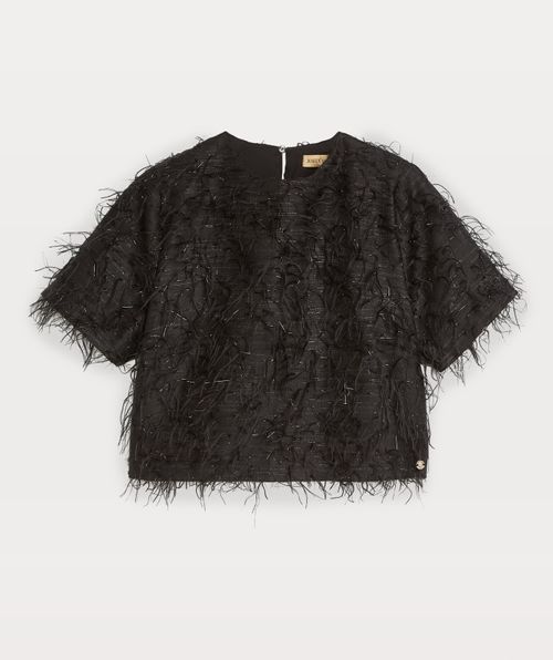 KILIANA Gekürztes Top mit Lurex