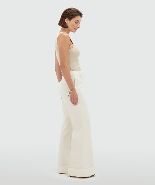 KORIEN mid rise flared pantalon