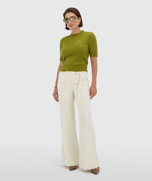 KORIEN mid rise flared pantalon