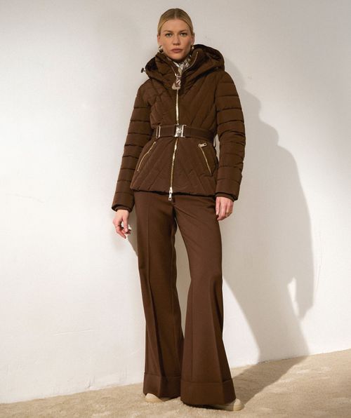 KORIEN mid-rise flared trousers