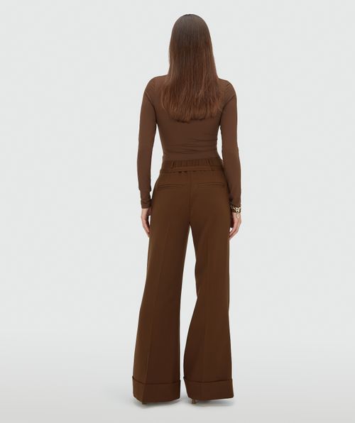 KORIEN mid-rise flared trousers