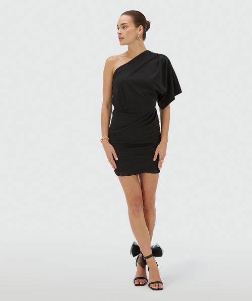 LEEORA One-Shoulder-Kleid