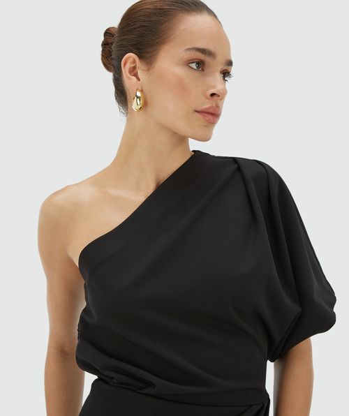 LEEORA One-Shoulder-Kleid